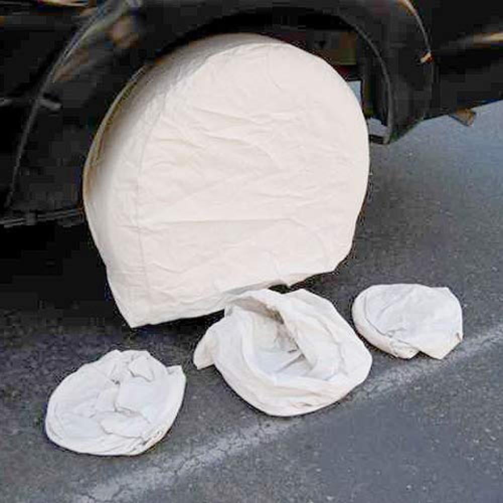 4/Pack Astro Pneumatic 9004 Canvas Paint Masker Wheel Covers up to 15in. 