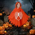 thumbnail image 6 of Zylarhe Kids Halloween Dancewear Jumpsuit for Stage Performances Party Events Playful Home Outfit Orange 5-6 Years, 6 of 8