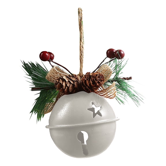 Tkrady Christmas Ornaments-Open Christmas Bells, Christmas Holiday Decoration Tree, Hanging Decorative Metal Jingle Bells