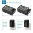 thumbnail image 4 of BM Premium 2 Pack NP-F970 High Capacity Batteries and Charger for Sony PXW-Z150, Z190, Z280, NEX-EA50M, FDR-AX14K, HDR-AX2000, FX7, FX1000 Camcorders, 4 of 7