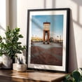 thumbnail image 4 of The Waterfront Clock Tower - Peoria Illinois Photography Black Framed Wall Art Print 24 x 36 inches, 4 of 8