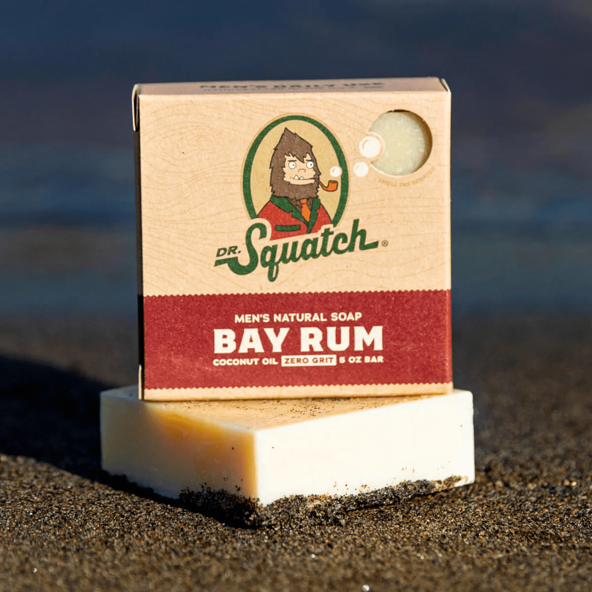 Dr. Squatch Natural Bar Soap, Bay Rum, 5 oz 
