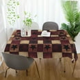 thumbnail image 3 of Yayeee Tablecloths 54" x 54" Rectangle Wrinkle Resistant Party Table Cover, Star Spangled Squares, 3 of 8
