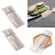 thumbnail image 5 of Brochetas para barbacoa, brochetas reutilizables de acero inoxidable para barbacoa, 20 piezas Sharpla Brochetas de barbacoa, 5 of 8