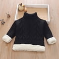 thumbnail image 2 of Teen Girls Sweaters Girl's Flip Crewneck Sweaters Kids Long Sleeve Cute Knit Pullover Tops, 2 of 5