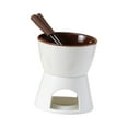 thumbnail image 1 of Olla para fondue , olla para fondue de queso con 2 tenedores, electrodomésticos de cocina, juego de cuencos para derretir queso, 300ml, 1 of 9