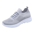 thumbnail image 2 of AUDeals Women's Running Shoes, Lightweight Mesh Sneakers with Breathable Comfort for Gym and Sports (Grey, 6.5), 2 of 9