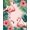 Pink, Pattern 4, variant on Flatwoven High Traffic Area Rug, Tropical Playful Flamingo Aesthetic, Non Slip, Stain Resistant, Washable Area Rugs for Living Room, Bedroom(Pink, 4X6)