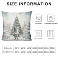 thumbnail image 5 of JEUXUS  Merry Christmas Pink Throw Pillow Cover  Nutcracker Christmas Decor Winter Holiday Party Cushion Case Decoration for Sofa Couch, 5 of 5