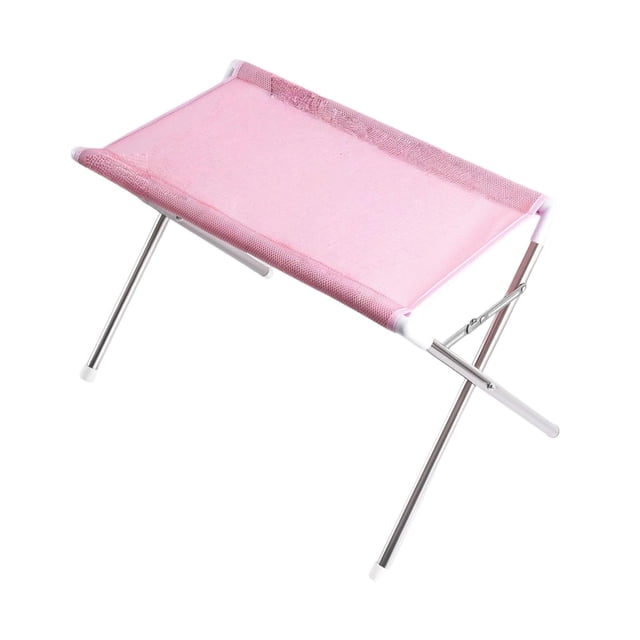 Almencla Dog Grooming Table Stable Cat Bathing Bed for Home Pets Bathing Ear Cleaning Pink