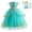 Dress+Accessories, variant on Rongking Girls Jasmine Costume Princess Dress Green Halloween Cosplay Outfit for 3-8T