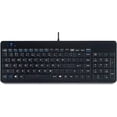 thumbnail image 1 of PERIBOARD-220H US, Wired Compact USB Keyboard with 2 Hubs - Build-in Numeric Keypad - Black - US English Layout, 1 of 5