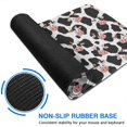 thumbnail image 6 of Long Mouse Pads for Desk,White Cow Black Spot Pattern Desk Mats on Top Of Desks, Desk Mouse Pad Extra Large with 3mm Non-Slip Base and Stitched Edge for Gaming,Office,Work,Home 35.4"x15.7", 6 of 6
