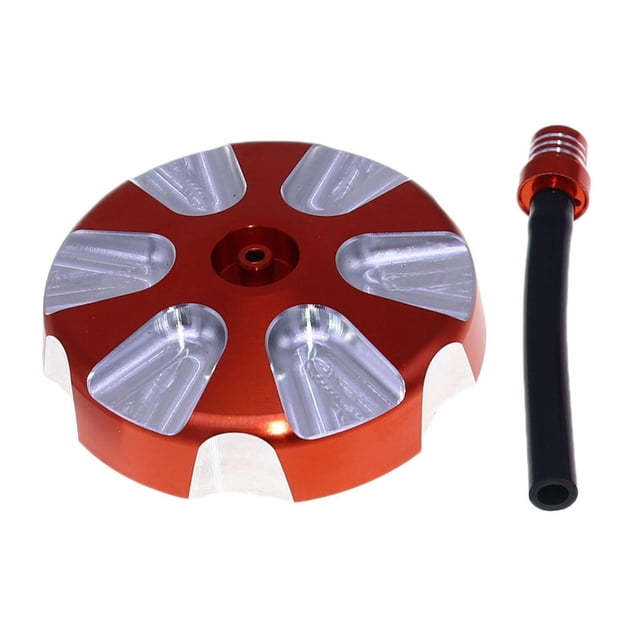 Tapa del tanque de combustible Zulema para motocicleta Naranja