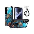 thumbnail image 1 of wonima11 Compatible with Samsung Galaxy S24 Ultra 5G Phone Case and Tempered Glass Screen Protector Metal Ring Holder Stand Kickstand Shockproof S24Ultra 24S S 24 24Ultra Cover for Women Men Black, 1 of 1