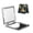 Square, variant on Rubber Yellow Duck Art Portable Double-Sided Face Mirror Square, Magnifying Compact Pocket Mirror with PU Leather Cover