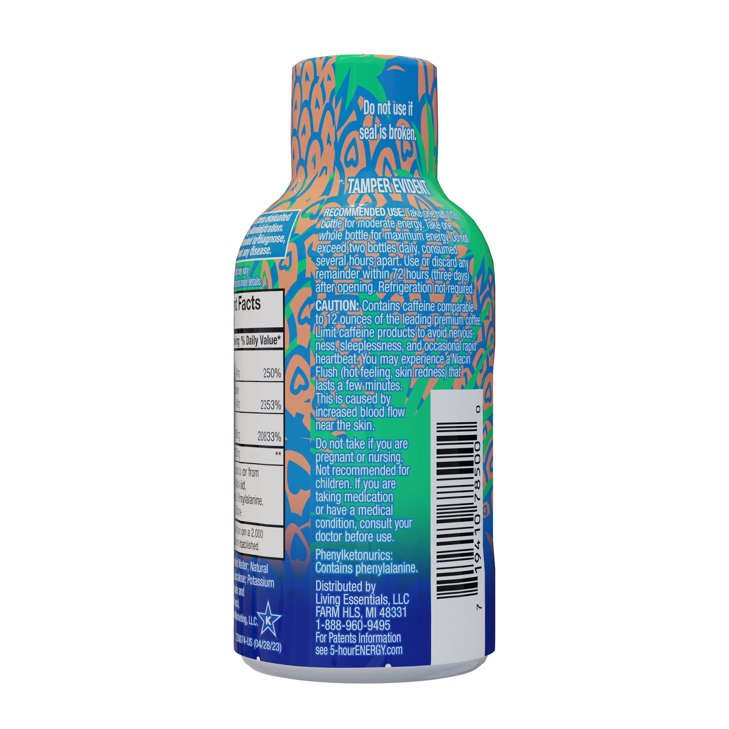 5-hour Energy Shot, Extra Strength, Tropical Burst