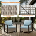 thumbnail image 5 of Meetleisure 2-Piece Outdoor Rattan Dining Chairs with Removable Cushions, Sky Blue, 5 of 8