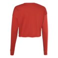 thumbnail image 3 of BELLA + CANVAS - Women's Crop Crew Fleece - 7503 - Brick - Size: S, 3 of 5