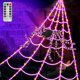 thumbnail image 1 of Luces decorativas de telarañas para Halloween LCHUANG, 250 LED, 1 of 7