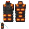 thumbnail image 2 of LEHOZIHEQ Heated Vest for Men Women, USB Heated Clothing Waistcoat, 15 Heated Zones Warming Heated Vests Rechargeable Vest Outdoor, for Camping Ski Outdoor, 2 of 9