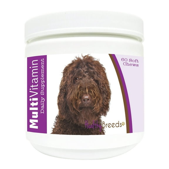 Healthy Breeds Dog Multi-Vitamin Soft Chew for Labradoodle, Daily Vitamin and Mineral Supplement, 60 Count