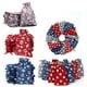 thumbnail image 5 of Christmas Gift Wrapping Bags with Drawstrings 5 Pcs, Christmas Treat Candy Bags for Holiday Party Favor Supplies, 5 of 5