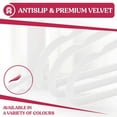 thumbnail image 5 of Pack Of 30 Velvet Hangers - Lux Decor Ultra-Slim Padded Non-Slip Felt Finish Maintains Clothing Shape Space-Saving Design, 5 of 9