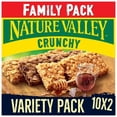 thumbnail image 3 of Nature Valley Crunchy Variety Pack Cereal Bars Family Size 10 x 42g, British Import (Pack of 3), 3 of 5