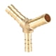 thumbnail image 5 of Conector adaptador en forma de Y de 3 vías, reductor de latón, manguera ID de 8 mm x 6 mm x 8 mm, 1 pieza, 5 of 5