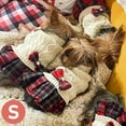 thumbnail image 5 of KYEESE Dog Sweater, Beige Turtleneck Sweater Dress with Bowtie, Dog Sweater for Small Dogs, S, 5 of 7