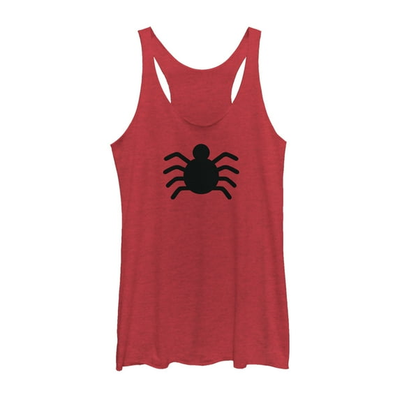 Women's Marvel Spider-Man Original 196Logo  Racerback Tank Top Red Heather Medium