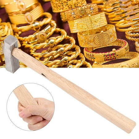 

Octpeak Metal Processing Tool Metal Gold And Silver Jewelry Processing Textured Iron Hammer 3.27in Jewelry Hammer For Jewelry Repair Worker Jewelry Maker