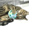 thumbnail image 3 of Pelota de plástico interactiva para gato, juguete divertido con sonido, suministros para mascotas, 3 of 5
