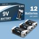thumbnail image 3 of TenderGentle 9V Baterías Alcalinas Pack de 12, 3 of 6