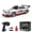 Red & White / RTR Version, variant on 1/43 Scale 2.4G 4WD Full Proportional RC Drift Car with Gyro, Mini High Speed RC Sport Car with Linkage LED Lights for Adults