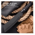 thumbnail image 2 of Cuchillo Táctico Militar QUEZILI Portátil Negro De Supervivencia, 2 of 4