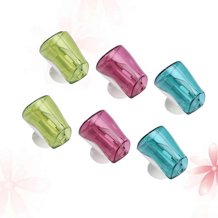 LOLIPPYY Toothbrush Head Cover Practical Use Bathroom 6Pcs