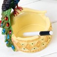 thumbnail image 4 of Soporte para cenizas de pavo real, ceniceros de resina para cenizas antimoscas, decoraciones para el hogar para gabinete de vino Hugtrwg Libre de BPA, 4 of 9