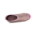thumbnail image 4 of Unique Bargains Women's Glitter Peep Toe Platform Block High Heel Boots, 4 of 7