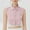 Pink, variant on Women Solid Ruffle Detachable False Collar Half Blouse Dickey Faux Shirt Collar
