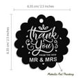 thumbnail image 6 of Inkdotpot Pack Of 50 Real Silver Foil Paper Tags Thank You From The New Wedding Favor Hang Tags, 6 of 6
