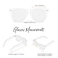 thumbnail image 2 of Clear Lens Non-Prescription Retro Nerd Glasses for Men Women Costume Cosplay Pretend Fake Eyewear, 2 of 6
