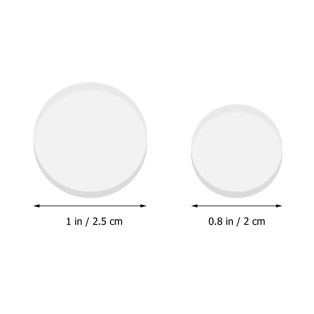 20pcs Glass Tabletops Suction Bumpers Clear Table Spacers Bumper