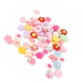 thumbnail image 2 of 60 Pcs Slime Charms Assorted Fruits Candy Tasteless Repeatable Durable Flatback Charms for Party Decoration, 2 of 14