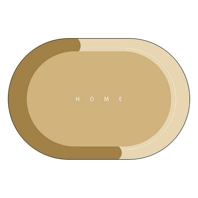 Alfombrilla de baño moderna Uanit Modrnizd Magic Mat, de secado rápido, absorbente, antideslizante, para ducha (gris claro)