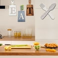 Wooden 'Eat' Sign Wall Decor, Rustic Farmhouse Kitchen Decoration with ...