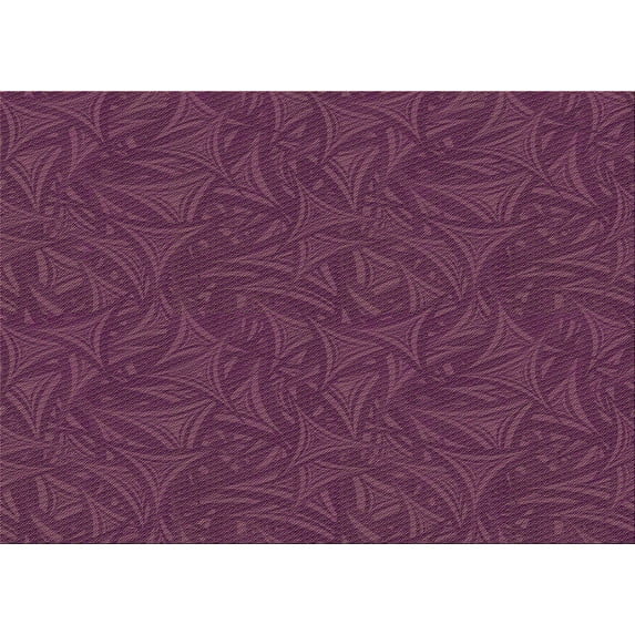 Ahgly Company Indoor Rectangle Patterned Raspberry Purple Area Rugs, 7' x 9'