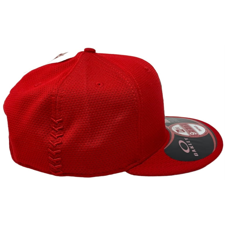 Oakley Los Angeles Anaheim Angels New Era 9FIFTY Snapback Mesh Baseball Hat  Cap (Red) 