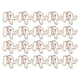 thumbnail image 4 of Kozecal Pinces à Papier Mignonnes, Pinces à Papier, 20 Pcs Pinces à Papier en Forme d'Éléphant, Processus d'Électroplaquage Rose Doré, Pinces de Bureau pour Classification des Documents, 4 of 8